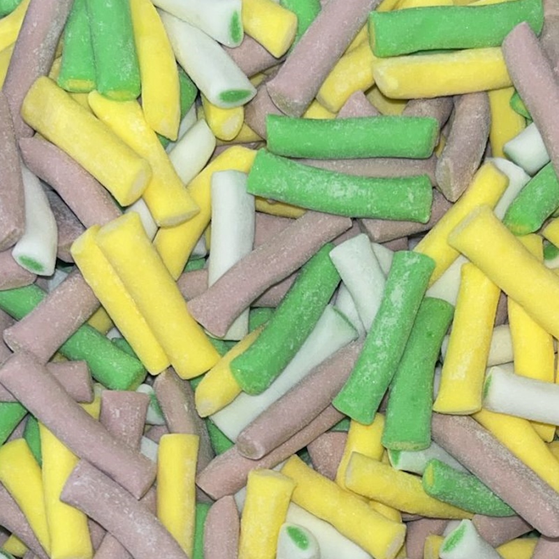 Rhubarb & Custard Tubes Pick & Mix Sweets Vidal 100g